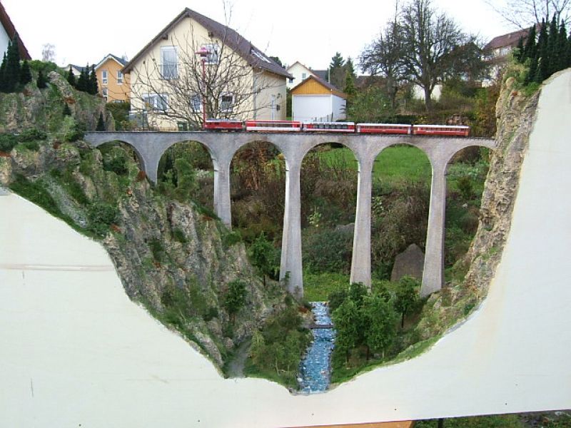Steinbogenviadukte Landwasserviadukt